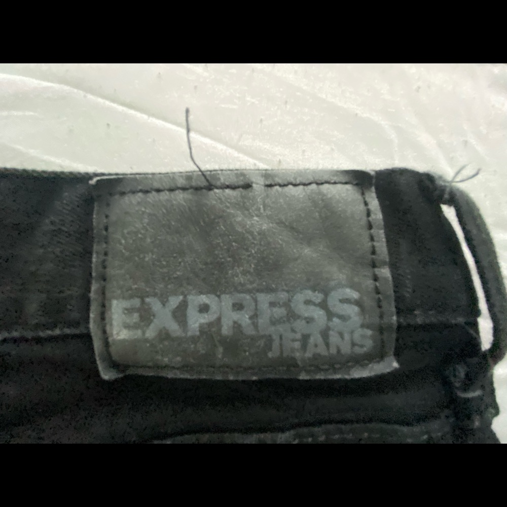 Black Slim Fit Express Jeans - Picture 3 of 3